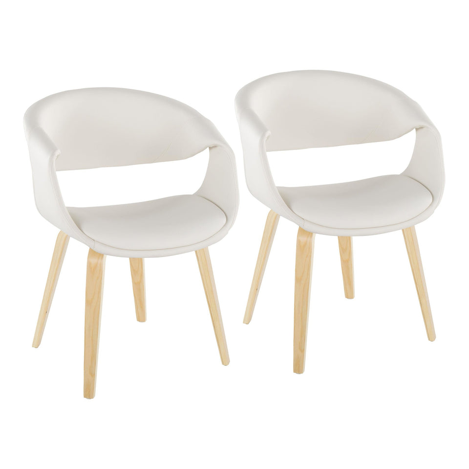 Curvo Upholstered Chair - Set of 2