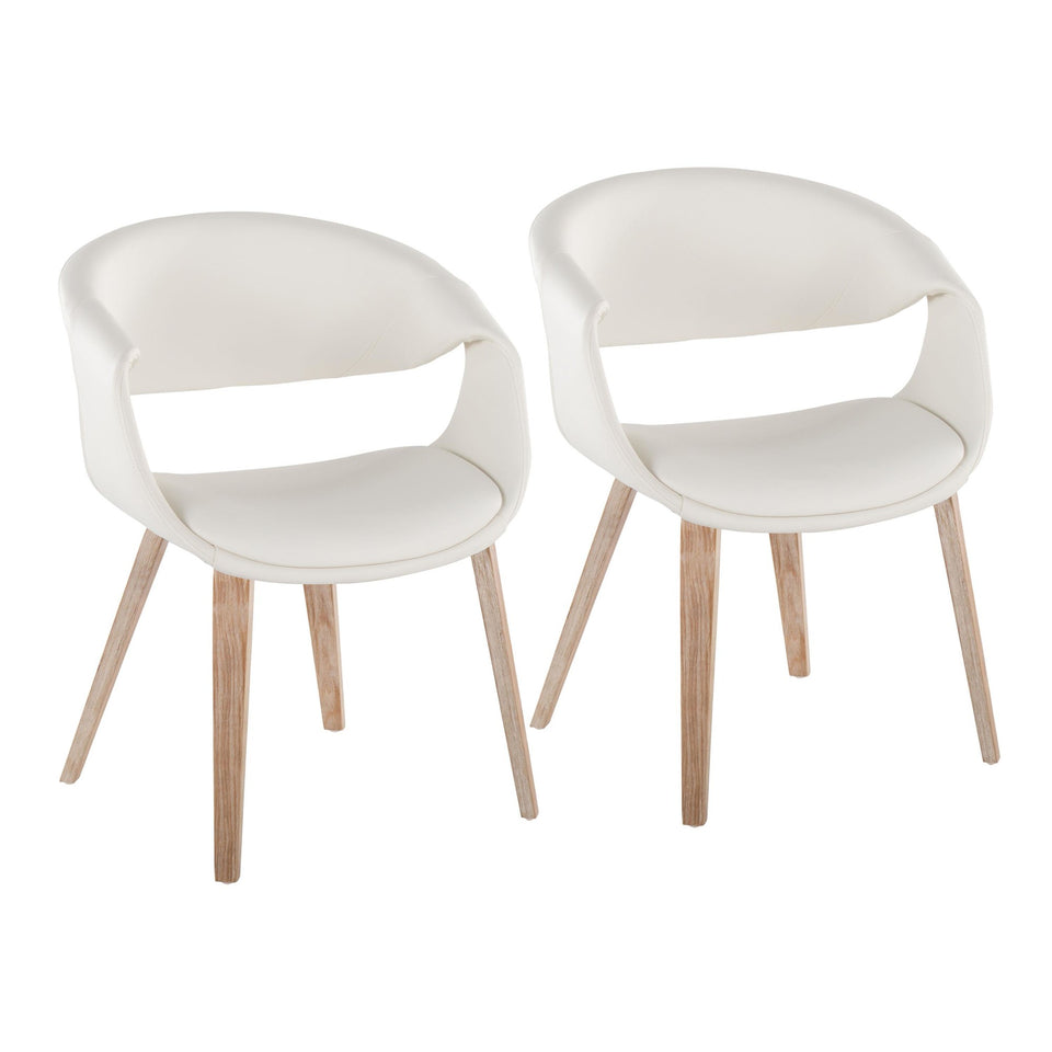 Curvo Upholstered Chair - Set of 2