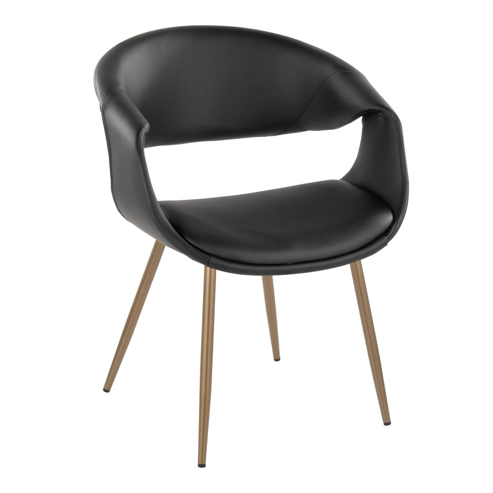Curvo Upholstered Chair - Set of 2