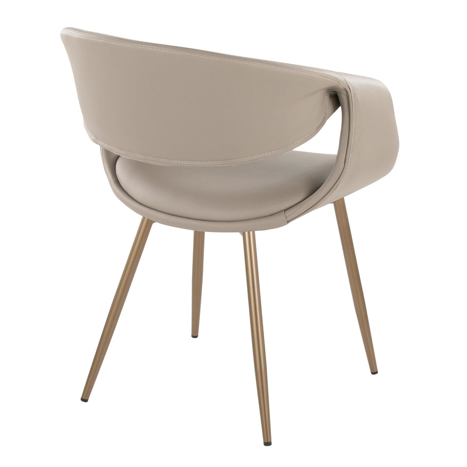 Curvo Upholstered Chair - Set of 2