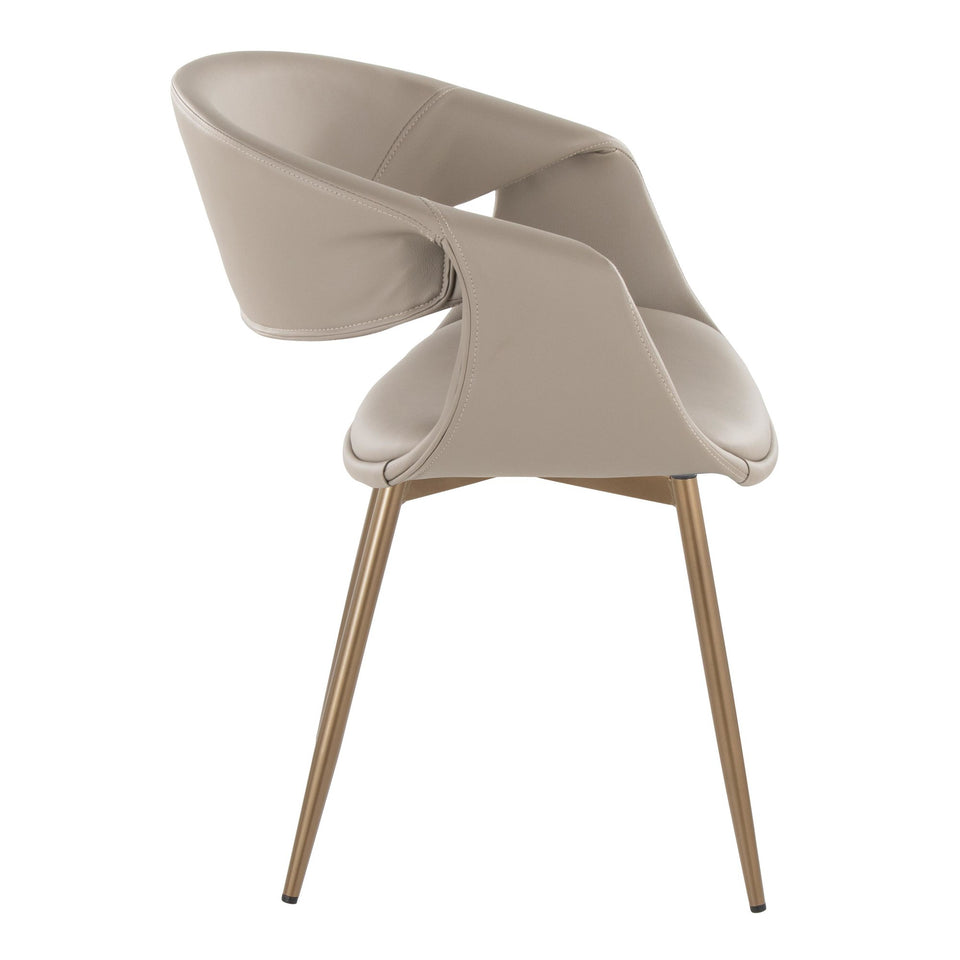 Curvo Upholstered Chair - Set of 2