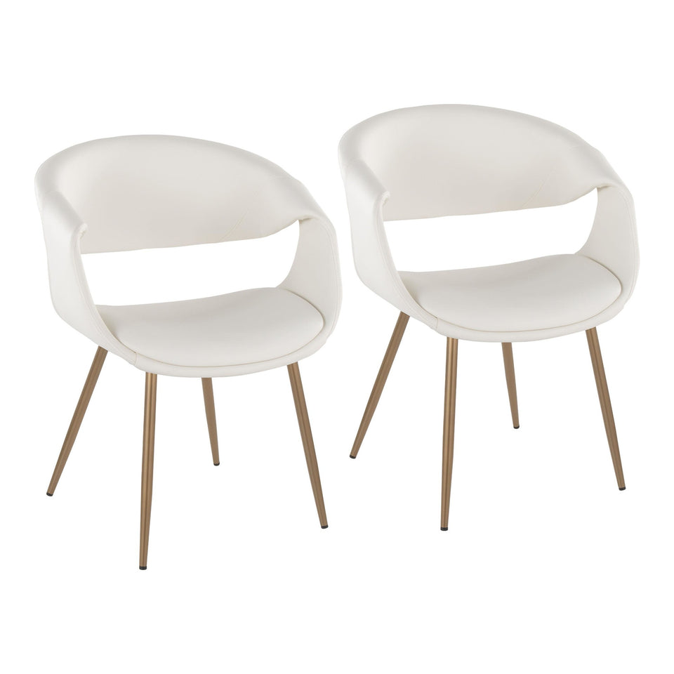 Curvo Upholstered Chair - Set of 2
