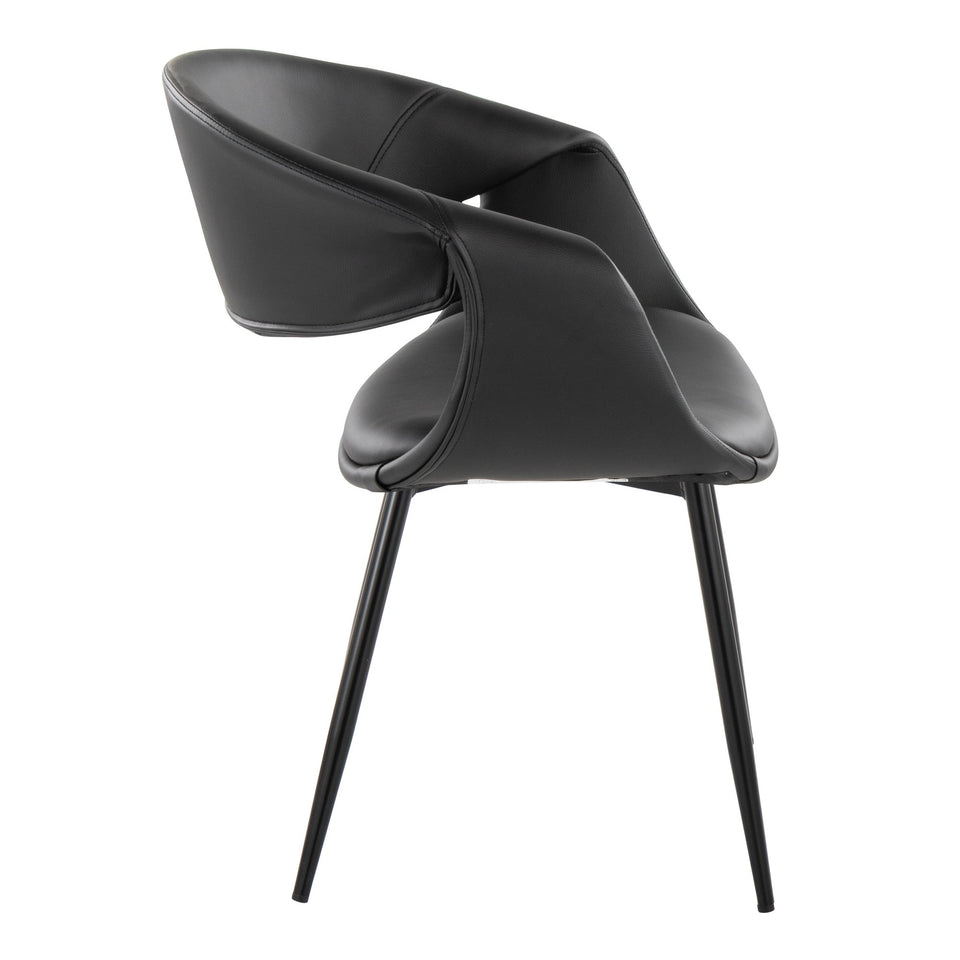 Curvo Upholstered Chair - Set of 2
