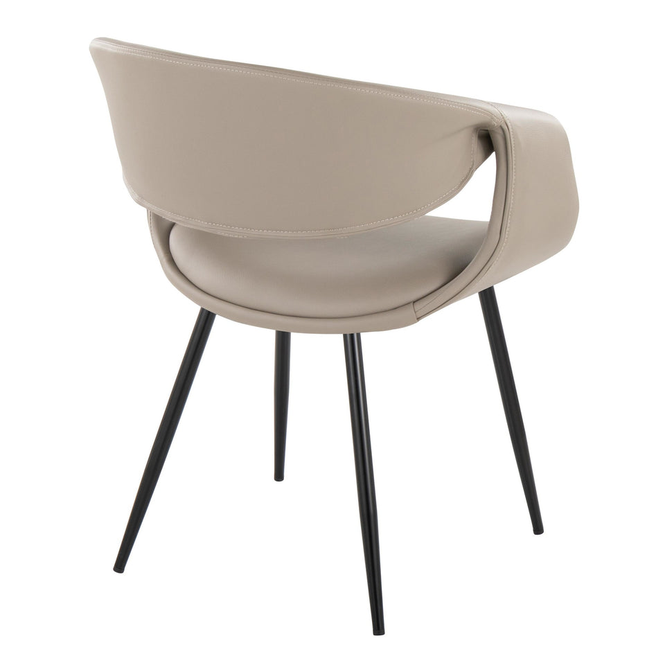 Curvo Upholstered Chair - Set of 2