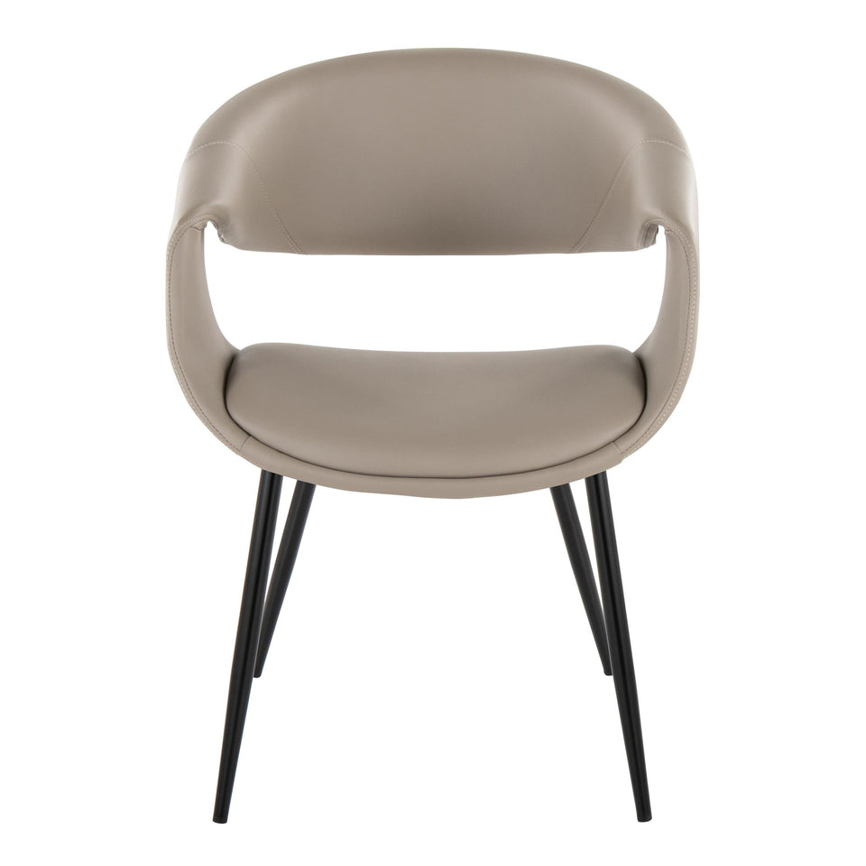 Curvo Upholstered Chair - Set of 2