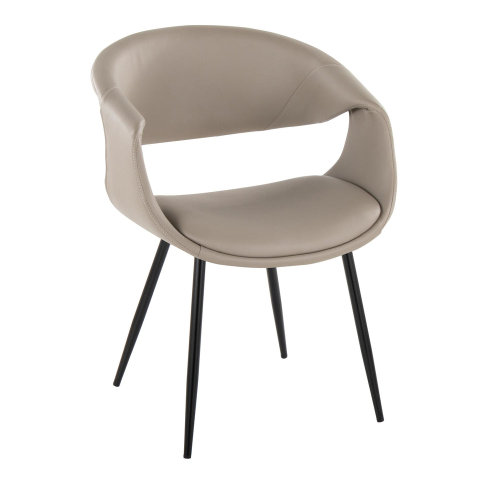 Curvo Upholstered Chair - Set of 2