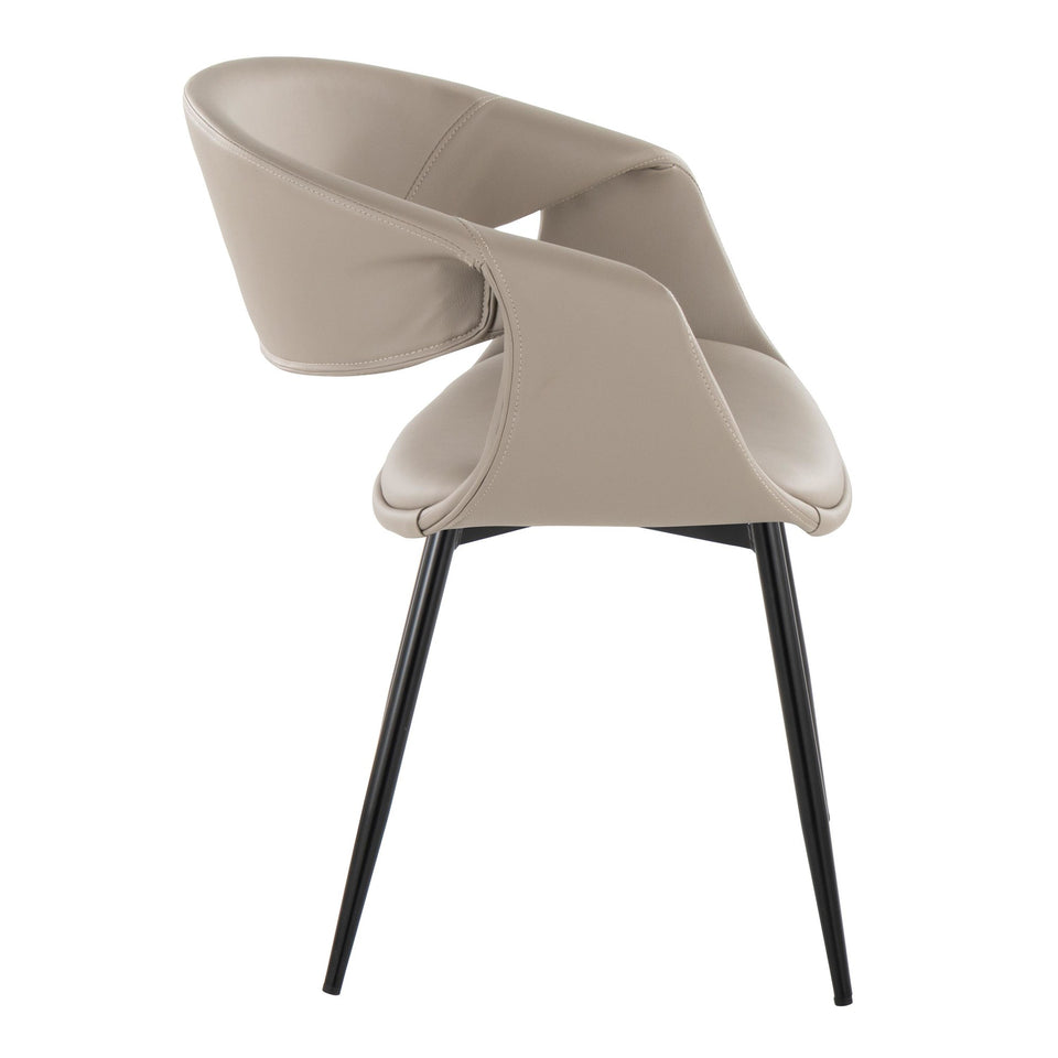 Curvo Upholstered Chair - Set of 2