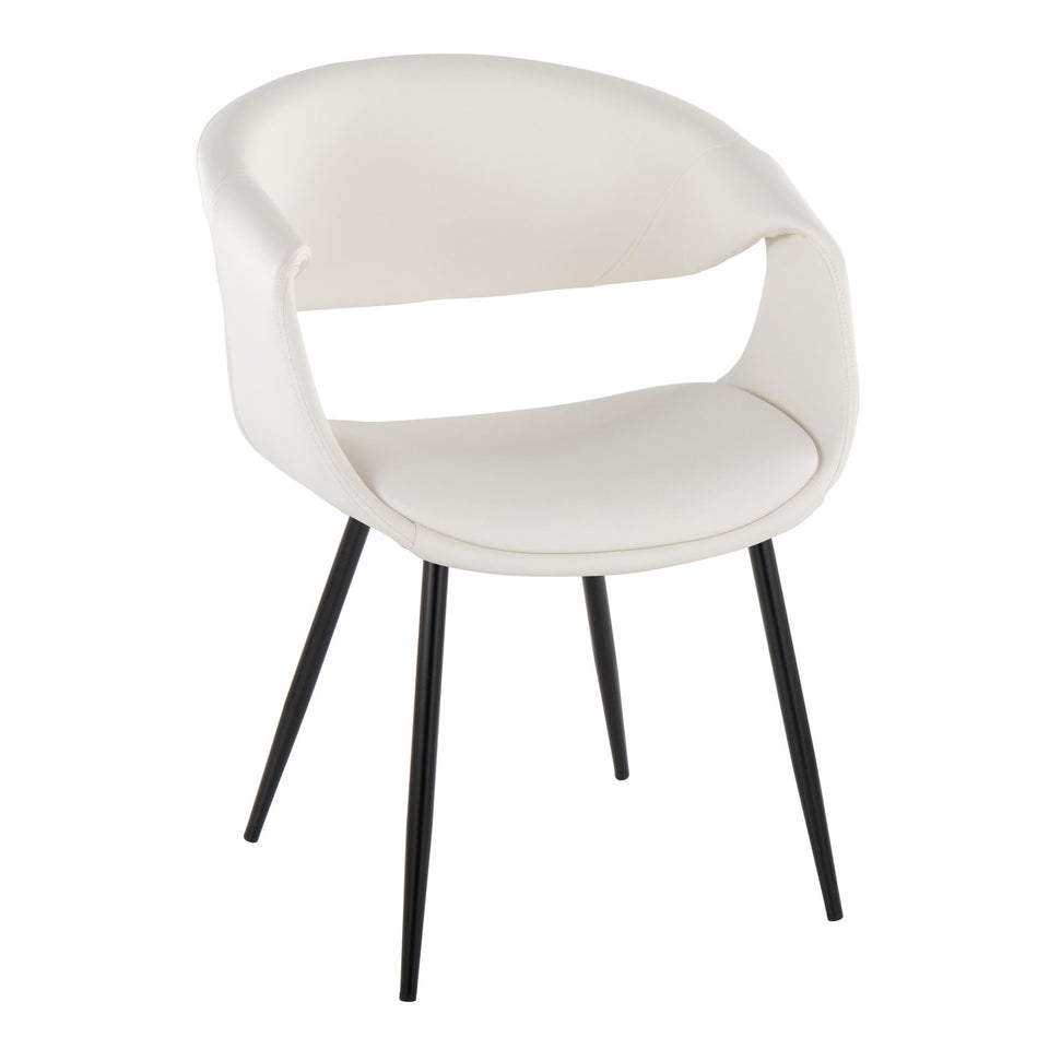 Curvo Upholstered Chair - Set of 2