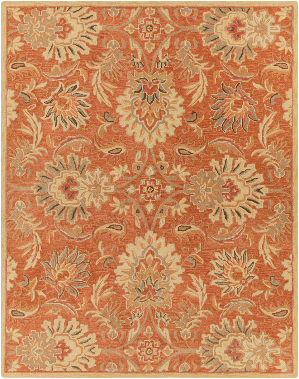 Chesterton Hand Tufted Orange 1112 Area Rug