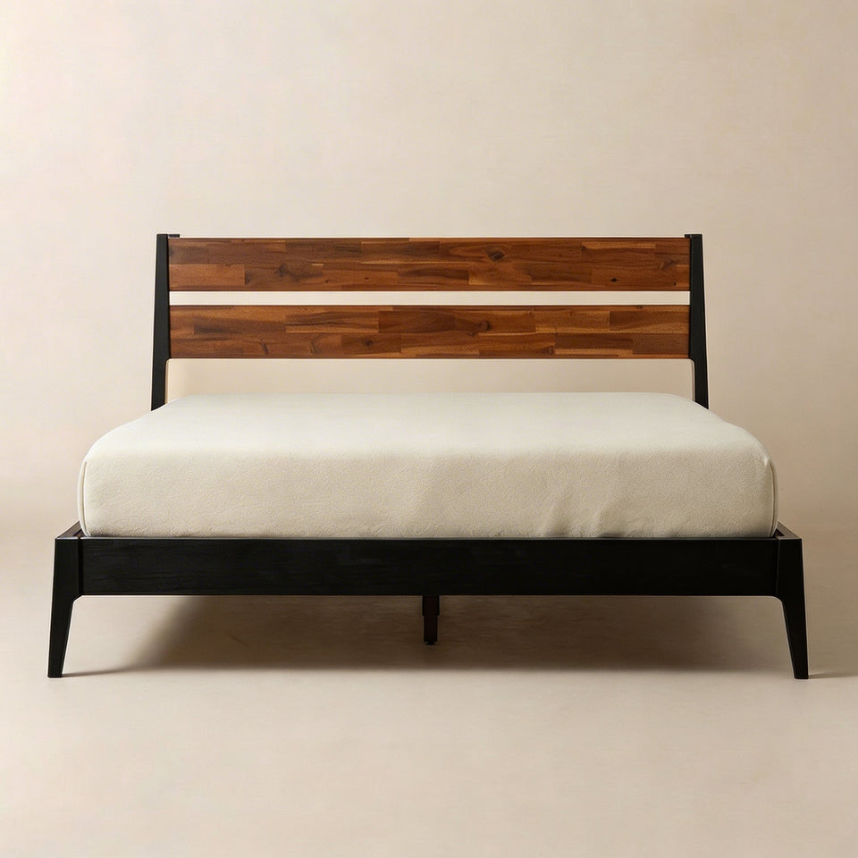 [Buy 1 Get 1] Callisto Solid Wood Bed Frame and Nightstand