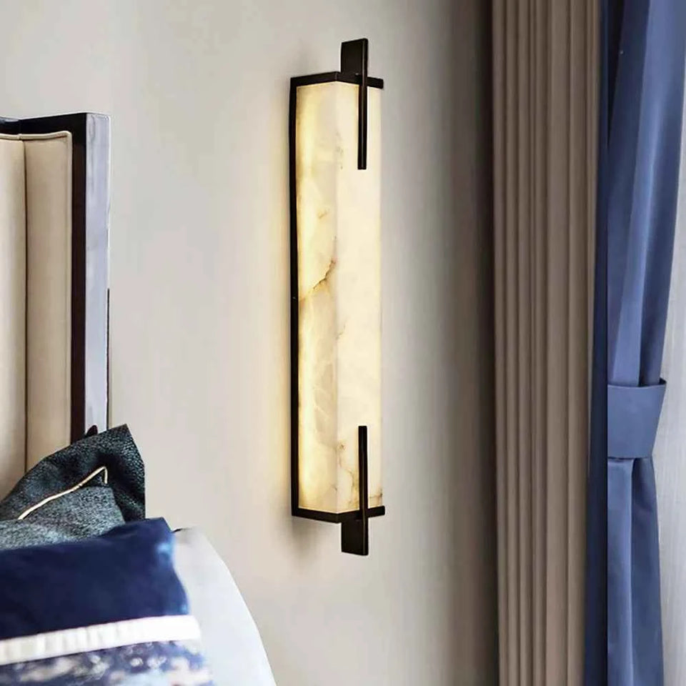 Alabaster Calliope Wall Sconce
