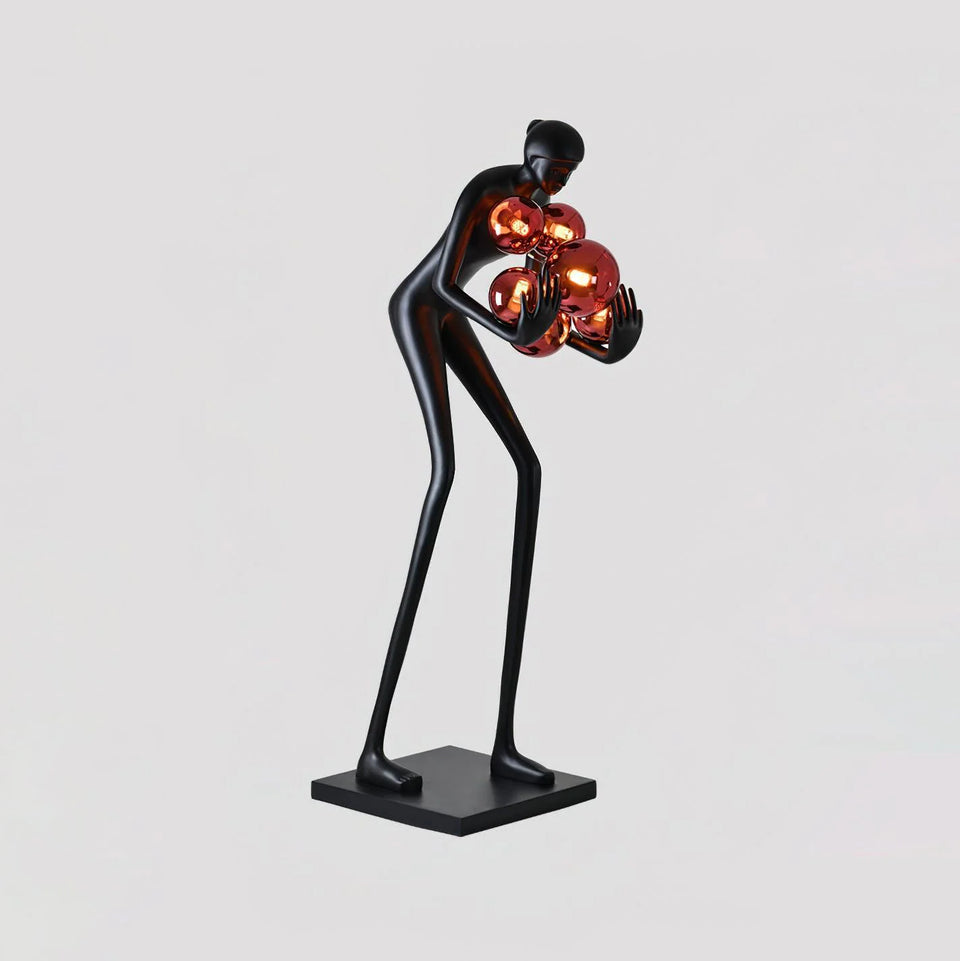 Calliope Statue Decoration Floor Lamp