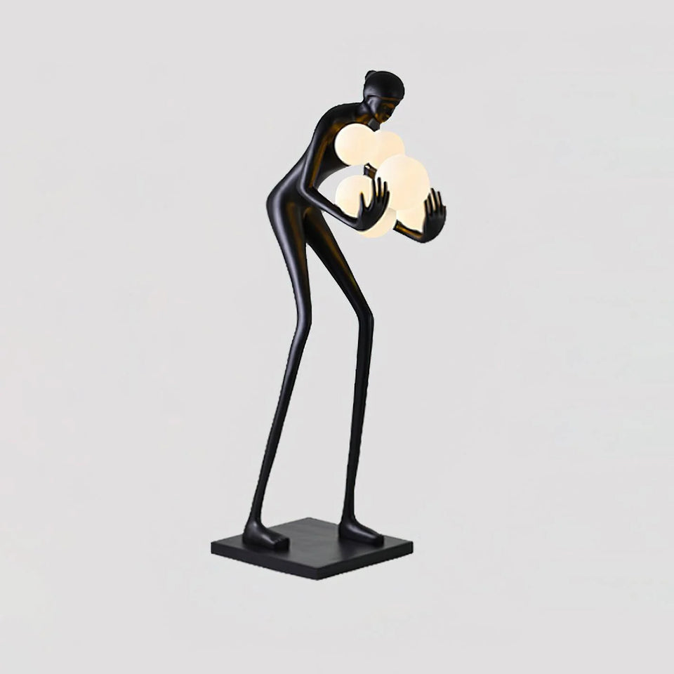 Calliope Statue Decoration Floor Lamp