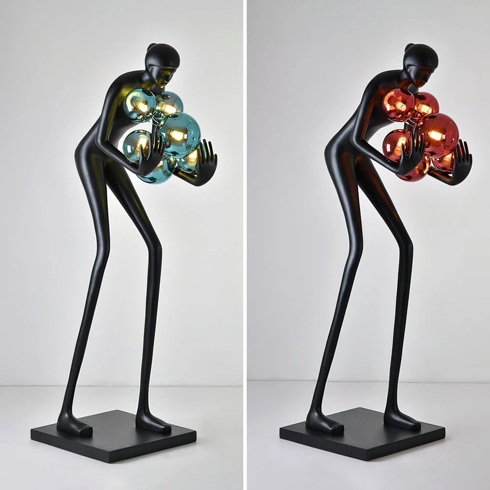 Calliope Statue Decoration Floor Lamp