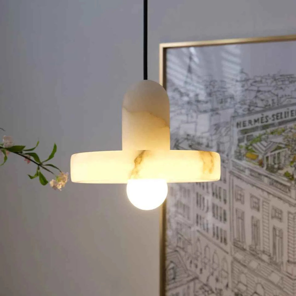 Carrara Alabaster Pendant Lamp