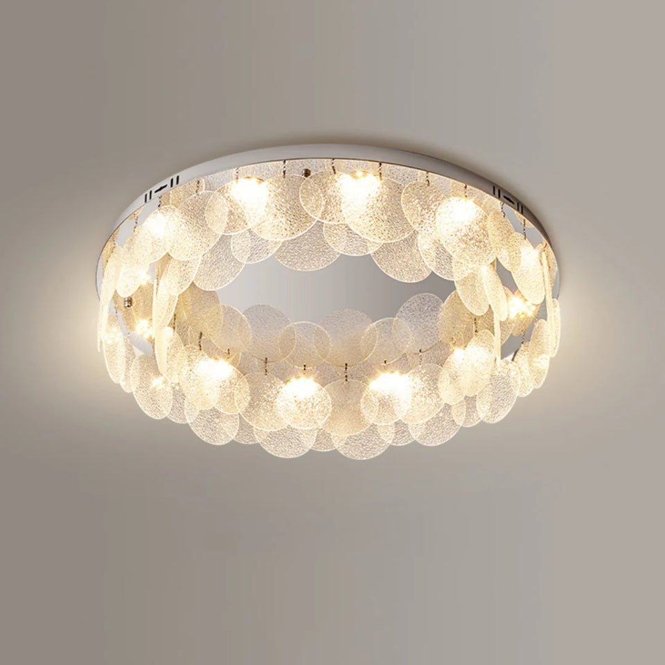 Casper Disc Glass Ceiling Lamp
