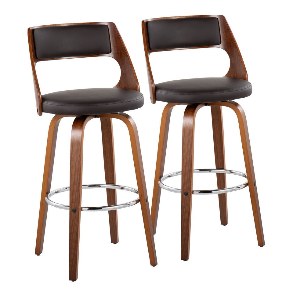 Cecina 30'' Fixed-Height Barstool - Set of 2