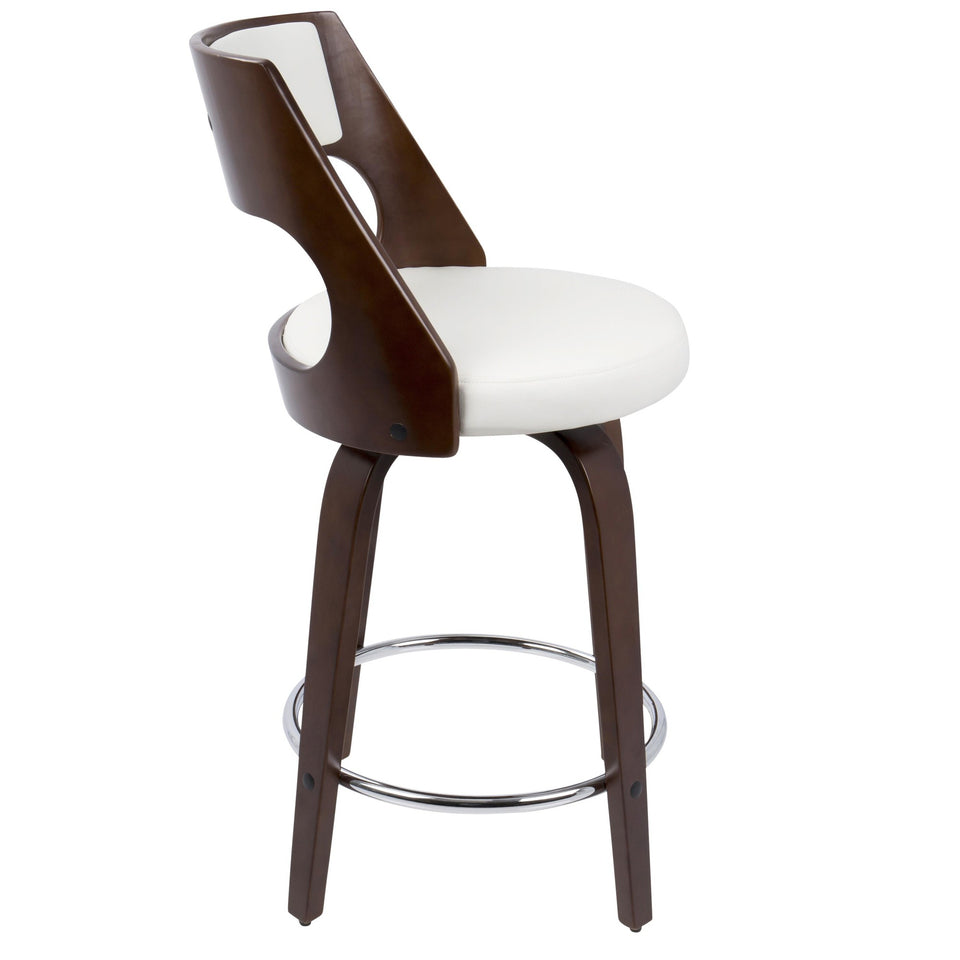 Cecina 24'' Fixed-Height Counter Stool - Set of 2