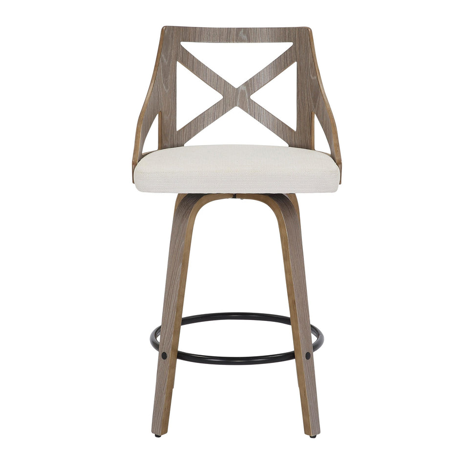 Charlotte 26" Fixed-Height Counter Stool - Set of 2
