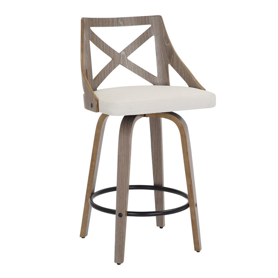 Charlotte 26" Fixed-Height Counter Stool - Set of 2