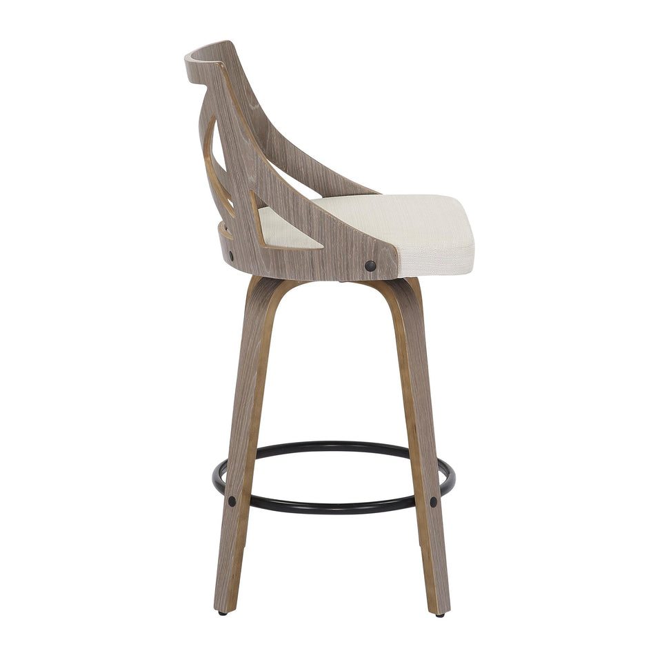 Charlotte 26" Fixed-Height Counter Stool - Set of 2