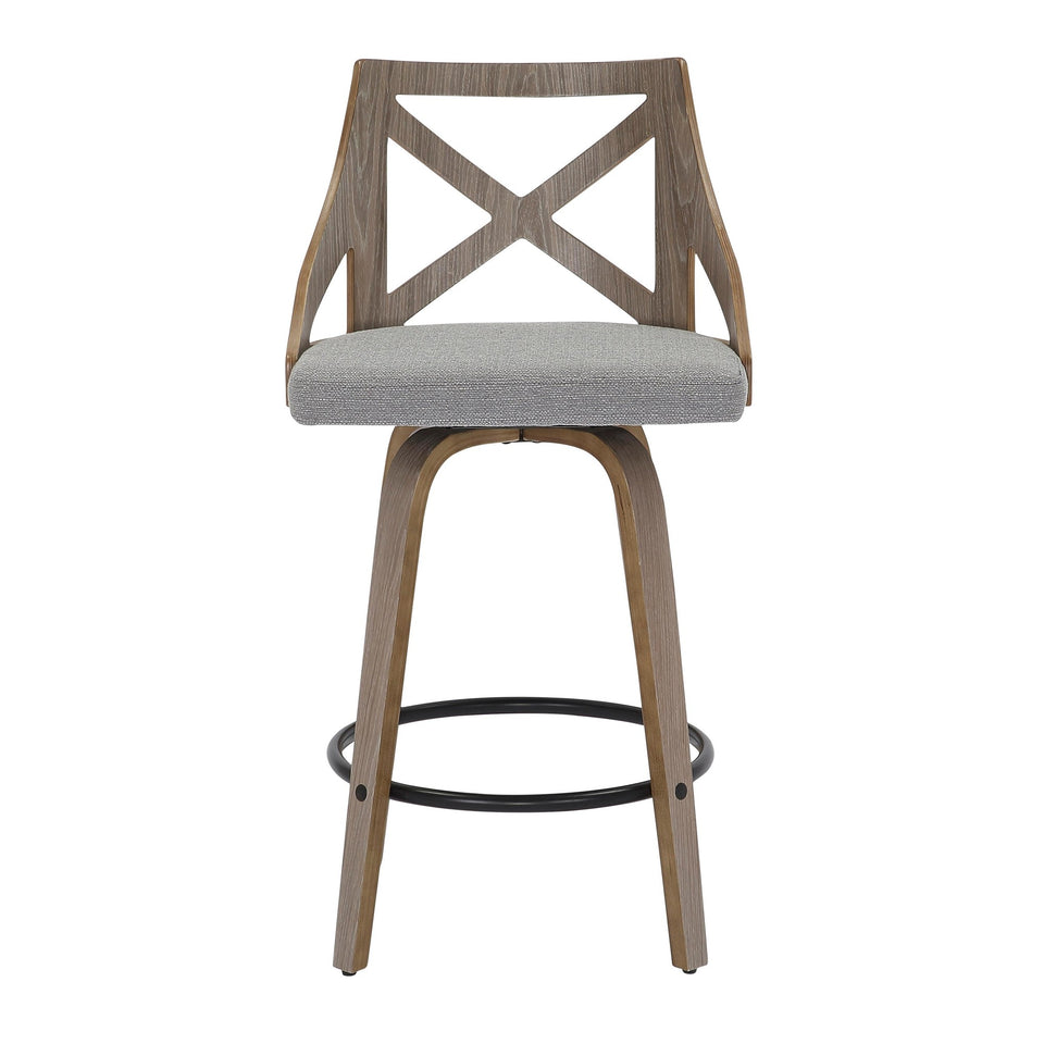Charlotte 26" Fixed-Height Counter Stool - Set of 2
