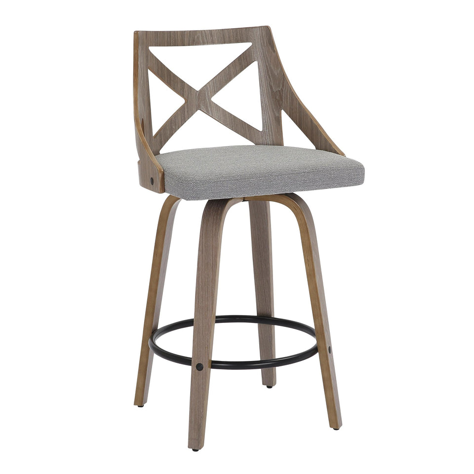 Charlotte 26" Fixed-Height Counter Stool - Set of 2