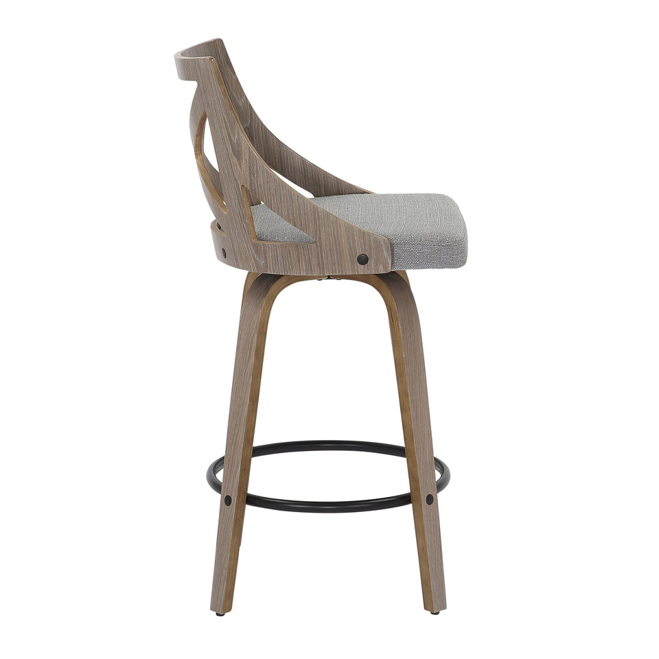 Charlotte 26" Fixed-Height Counter Stool - Set of 2