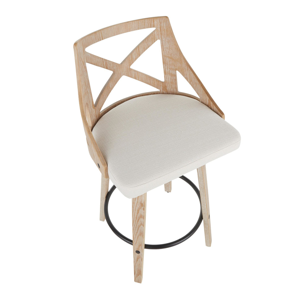 Charlotte 26" Fixed-Height Counter Stool - Set of 2