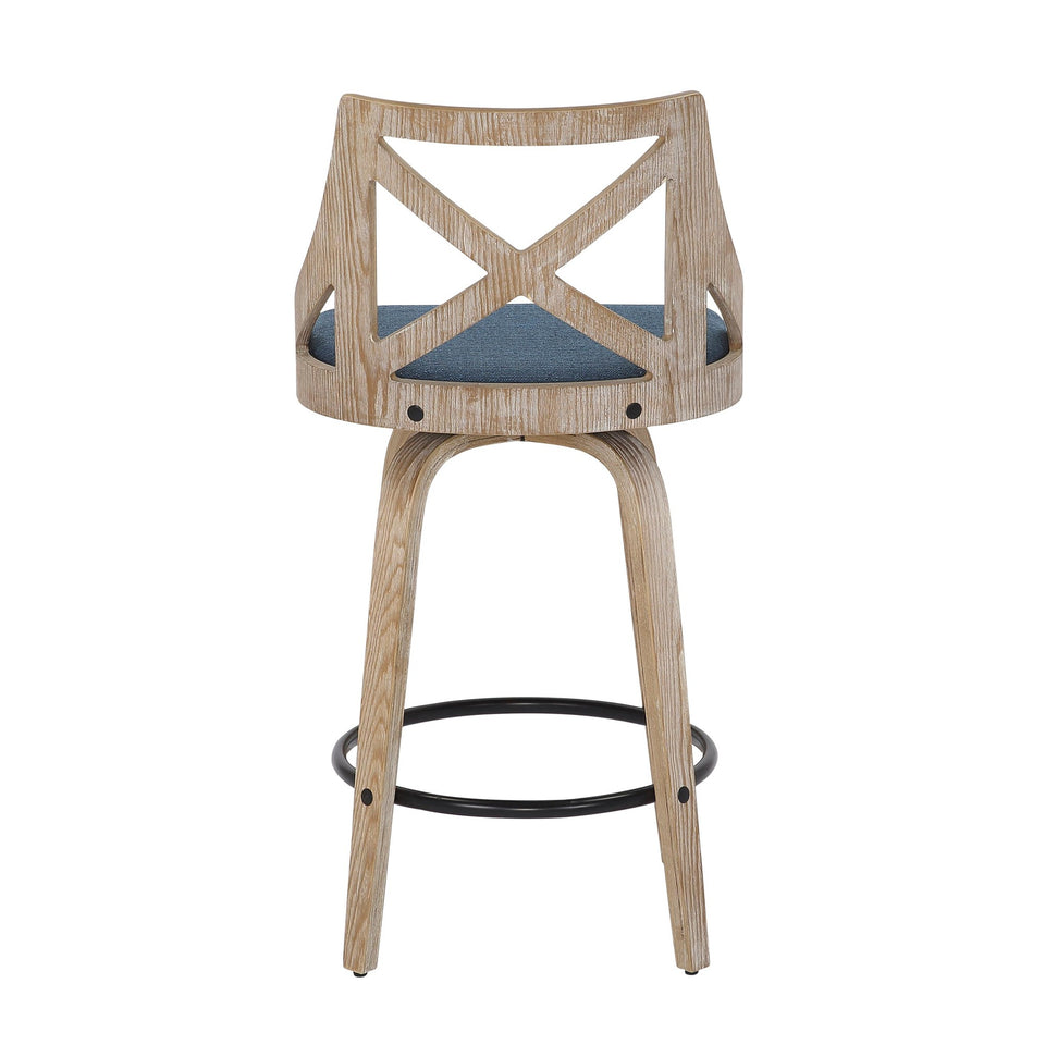 Charlotte 26" Fixed-Height Counter Stool - Set of 2