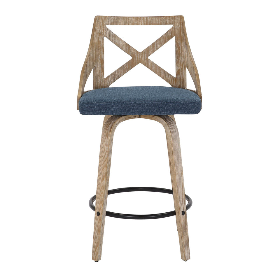 Charlotte 26" Fixed-Height Counter Stool - Set of 2