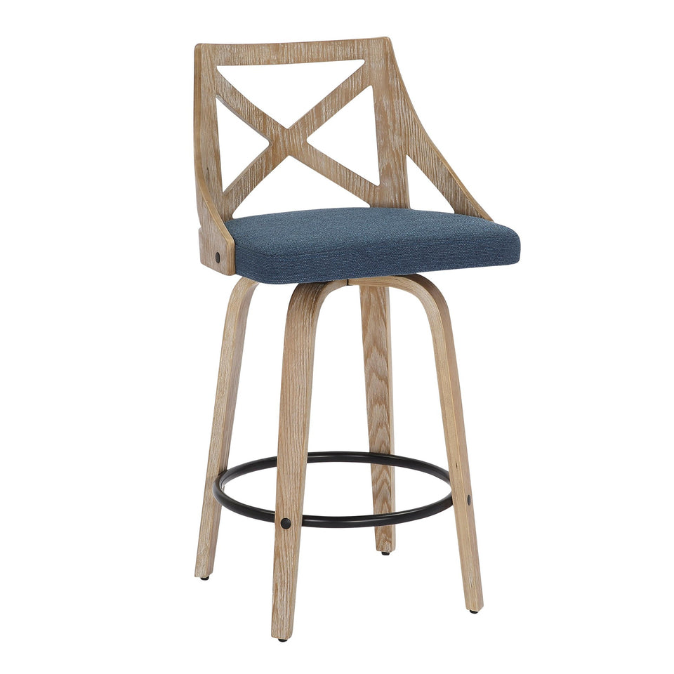 Charlotte 26" Fixed-Height Counter Stool - Set of 2