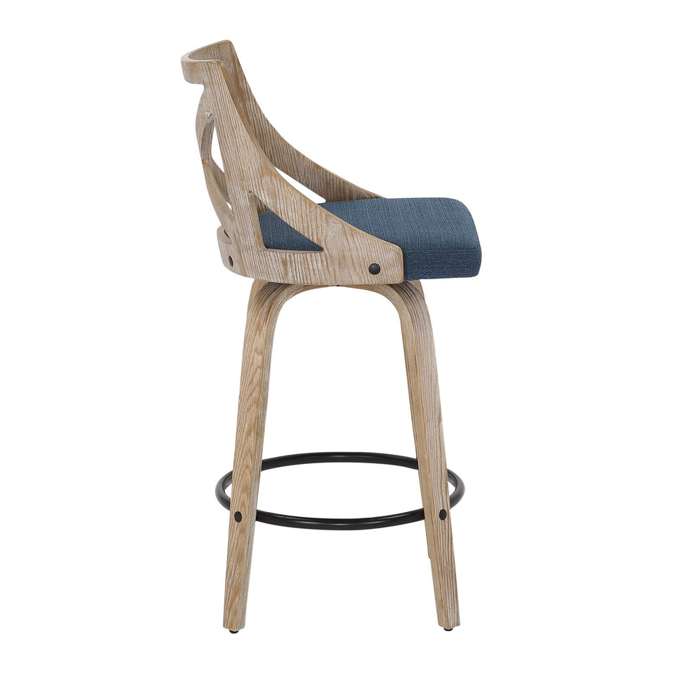 Charlotte 26" Fixed-Height Counter Stool - Set of 2