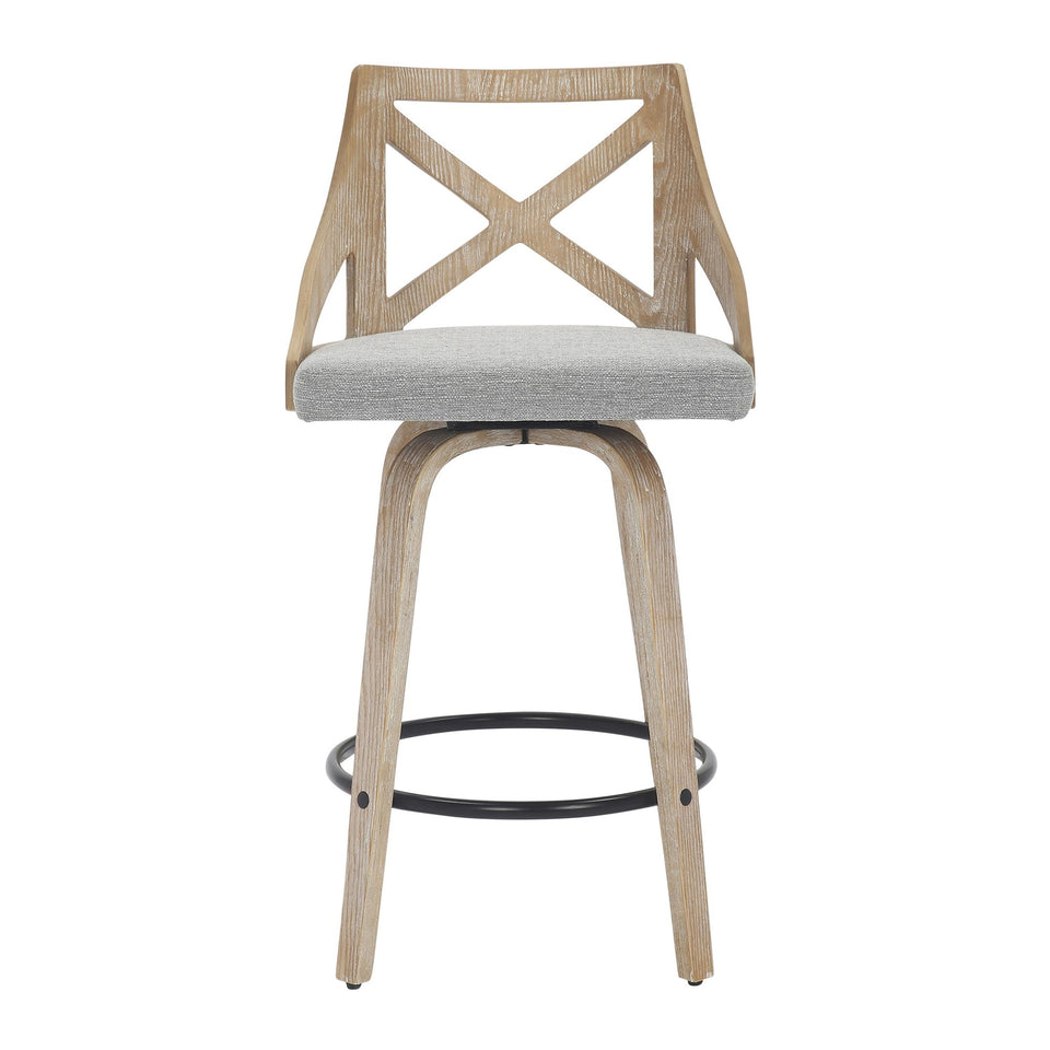 Charlotte 26" Fixed-Height Counter Stool - Set of 2