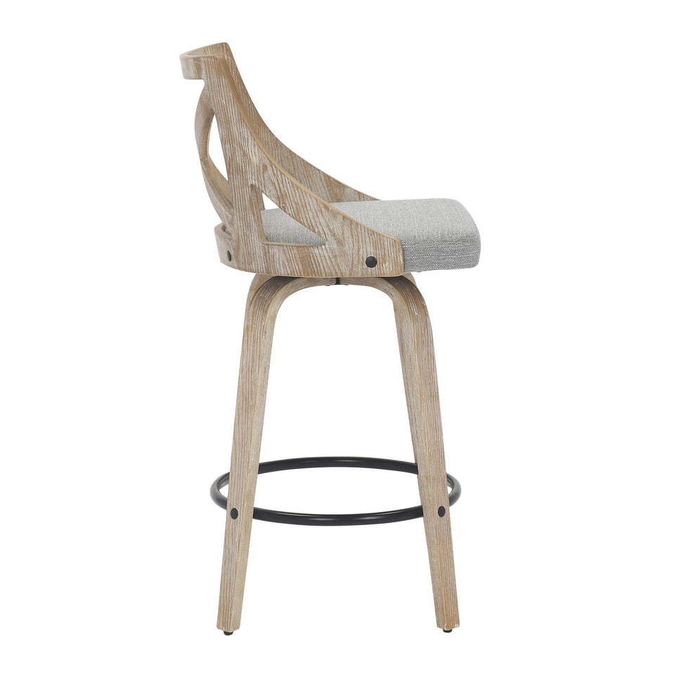 Charlotte 26" Fixed-Height Counter Stool - Set of 2