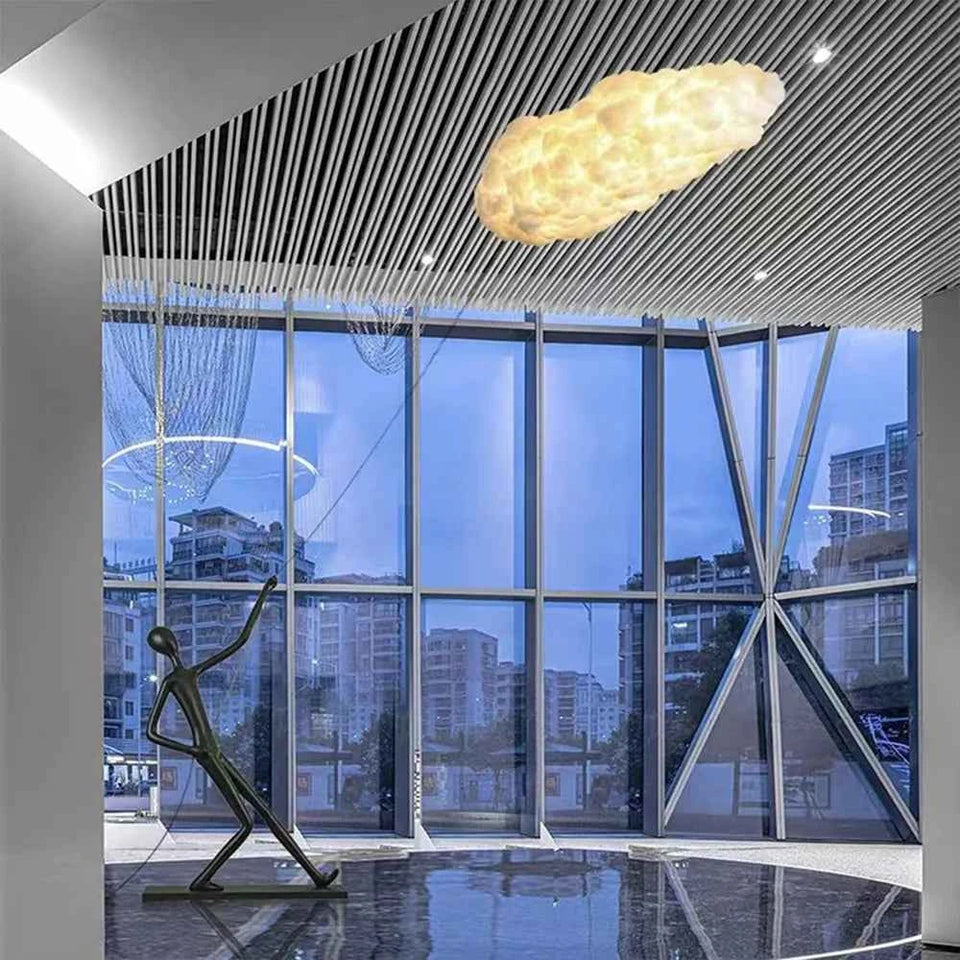 Chasing Sculpture Clouds Floor Lamp