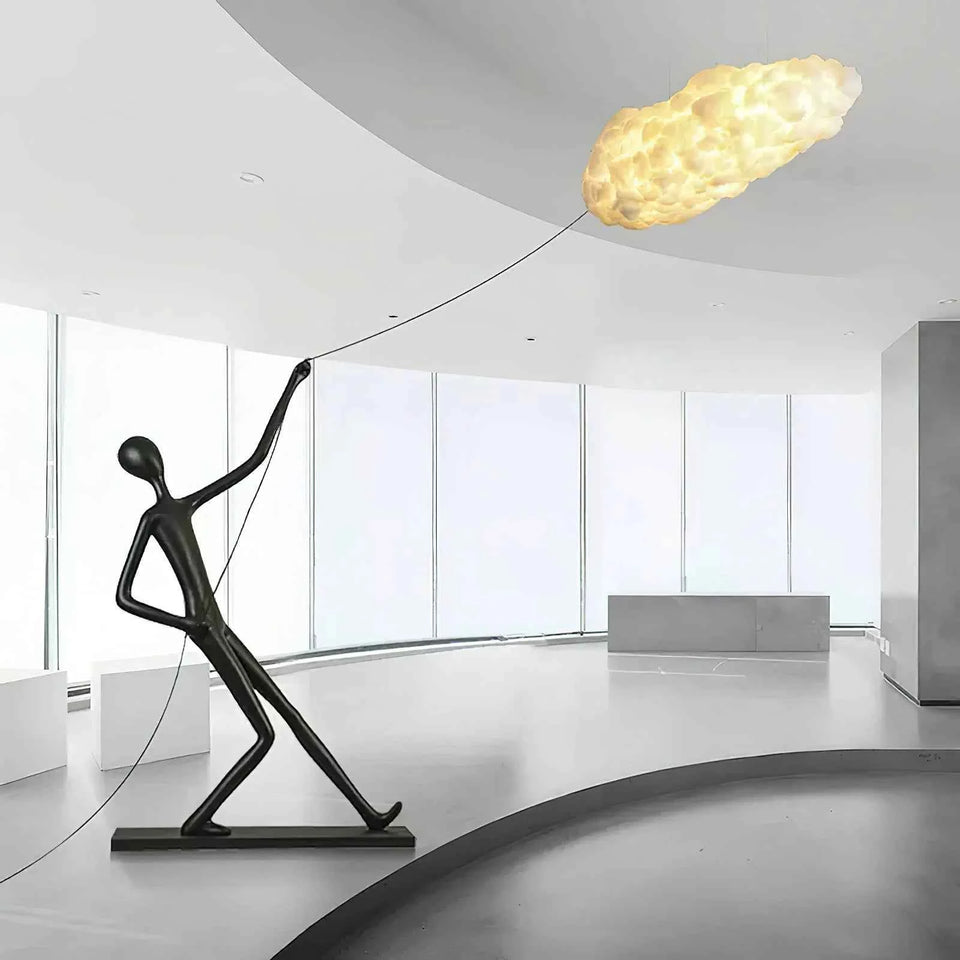 Chasing Sculpture Clouds Floor Lamp