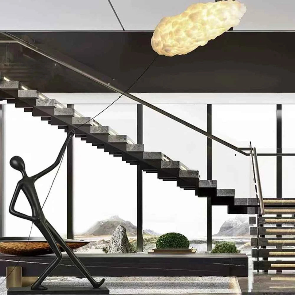 Chasing Sculpture Clouds Floor Lamp