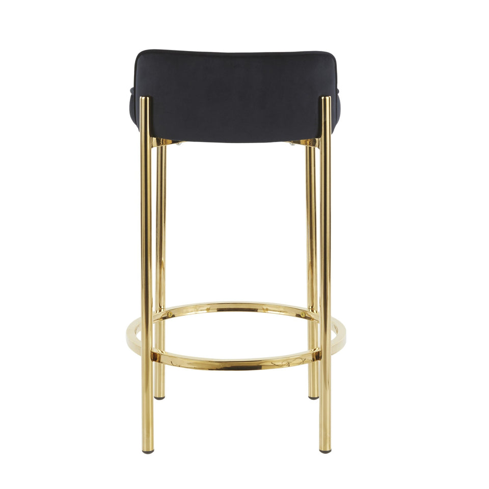 Chloe 26" Fixed-Height Counter Stool - Set of 2