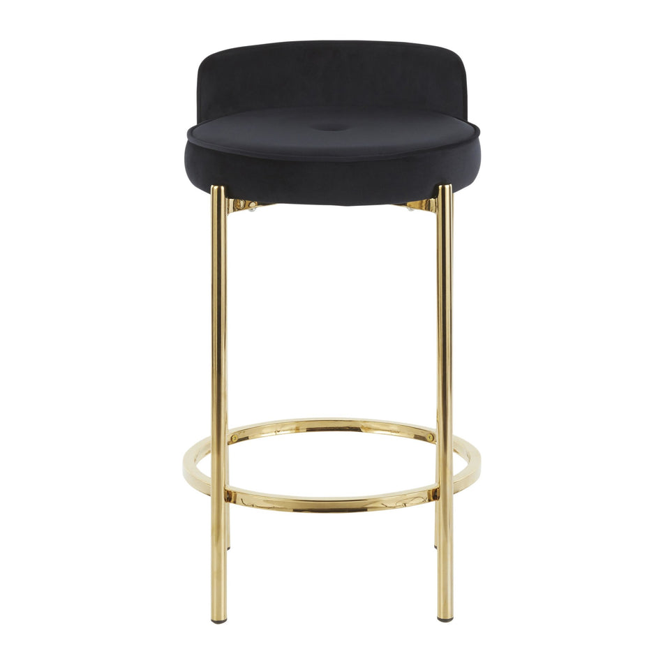 Chloe 26" Fixed-Height Counter Stool - Set of 2