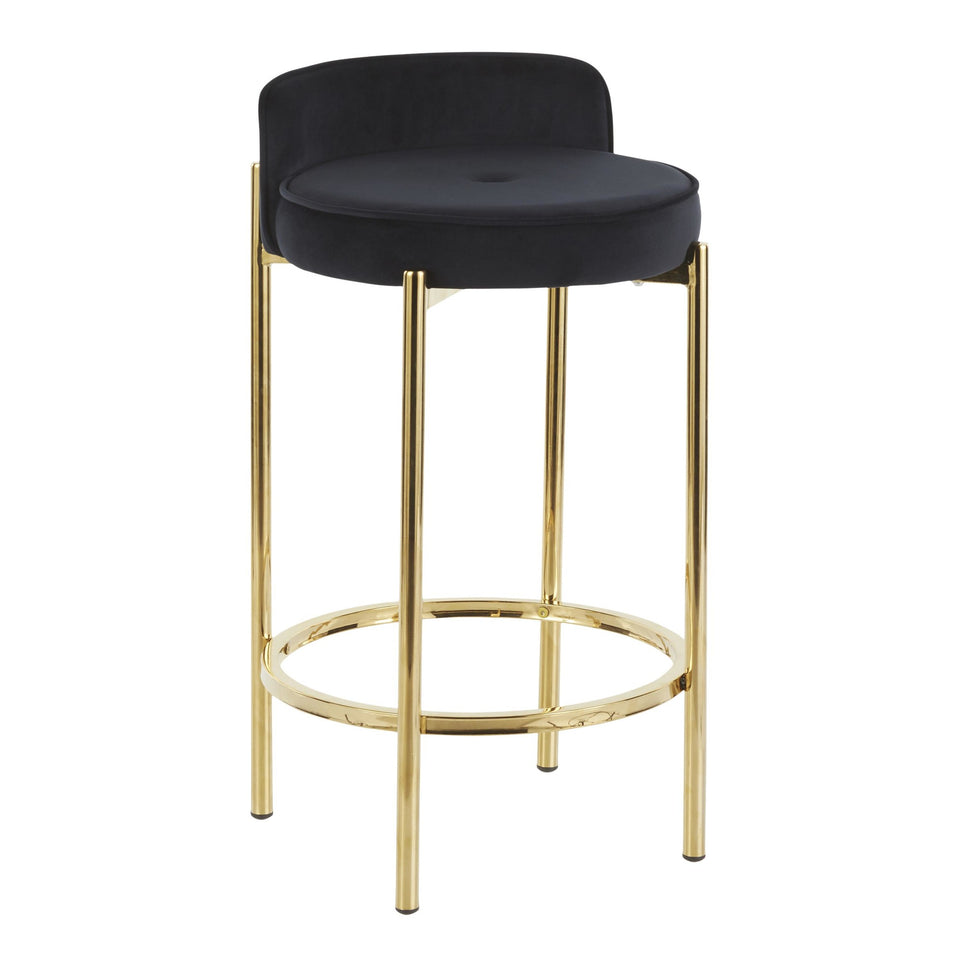 Chloe 26" Fixed-Height Counter Stool - Set of 2