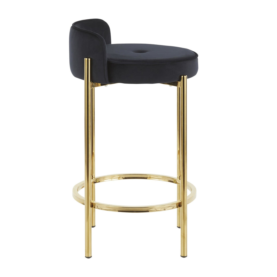Chloe 26" Fixed-Height Counter Stool - Set of 2