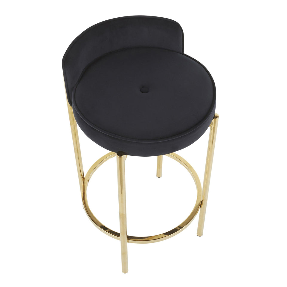 Chloe 26" Fixed-Height Counter Stool - Set of 2