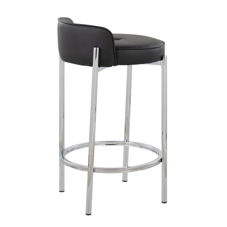 Chloe 26" Fixed-Height Counter Stool - Set of 2