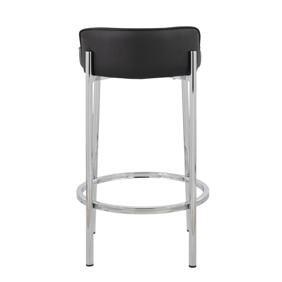 Chloe 26" Fixed-Height Counter Stool - Set of 2