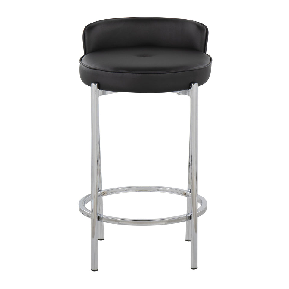 Chloe 26" Fixed-Height Counter Stool - Set of 2