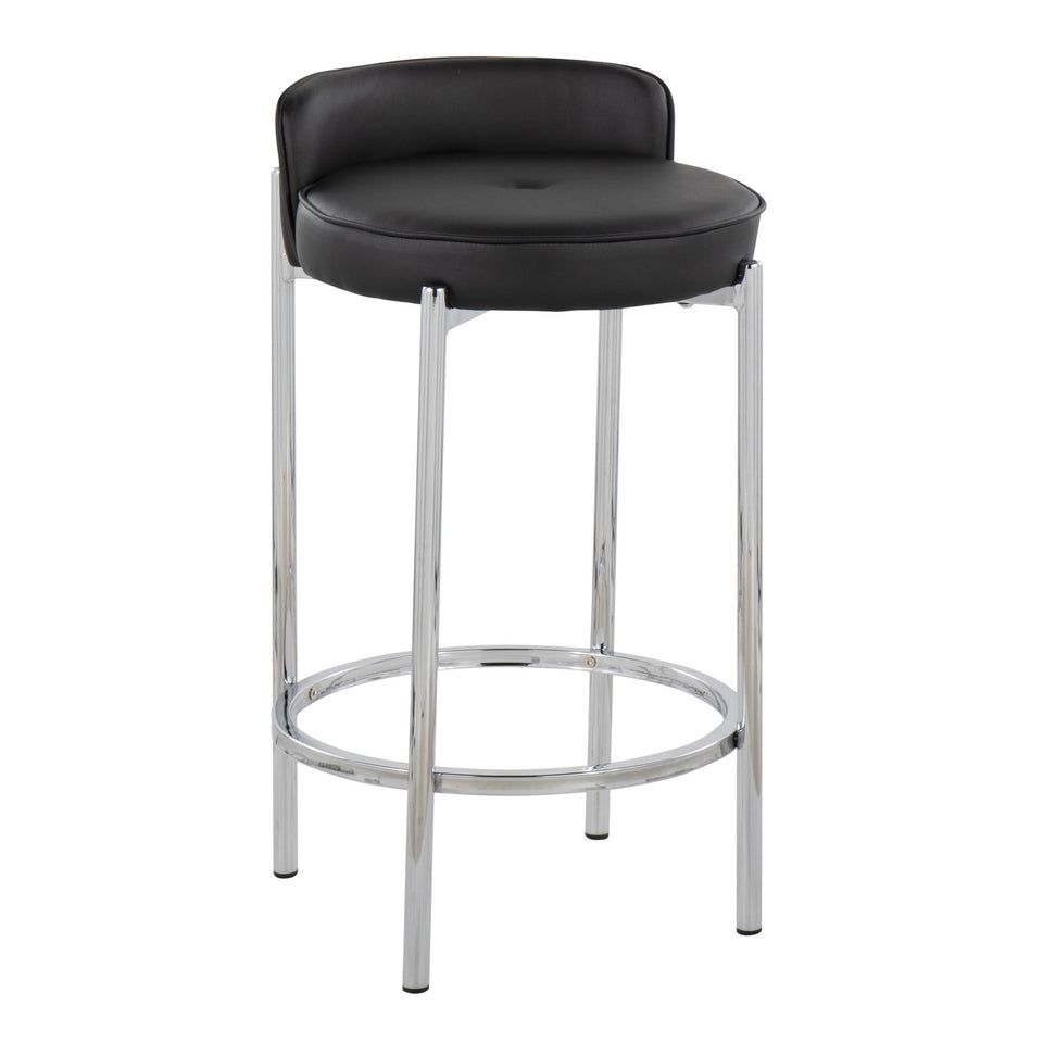Chloe 26" Fixed-Height Counter Stool - Set of 2