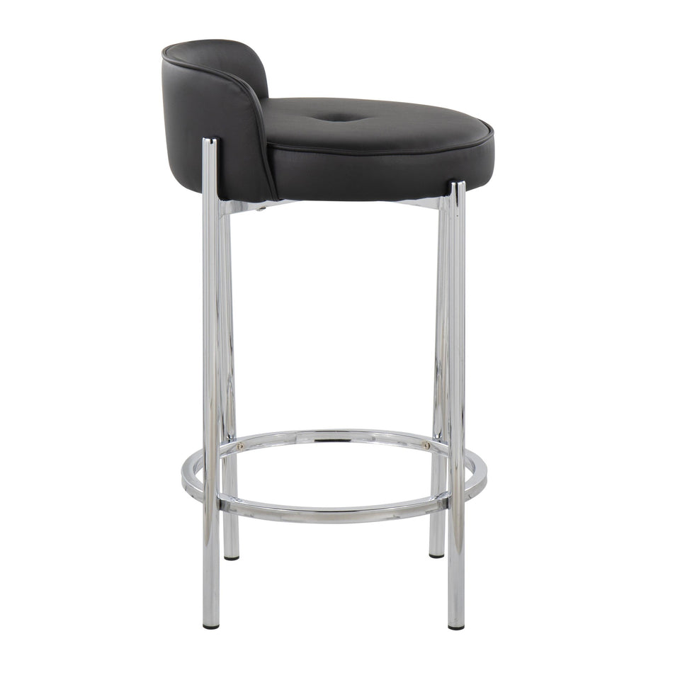 Chloe 26" Fixed-Height Counter Stool - Set of 2