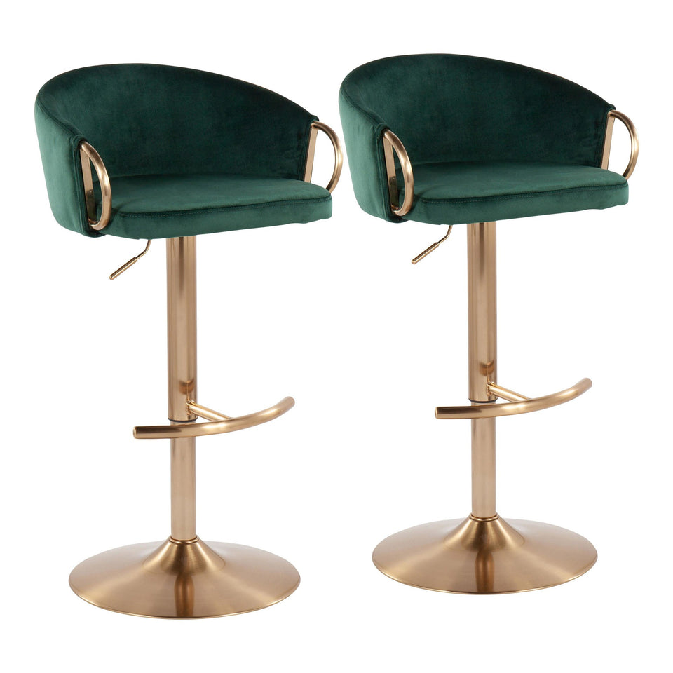 Claire Adjustable Barstool - Set of 2