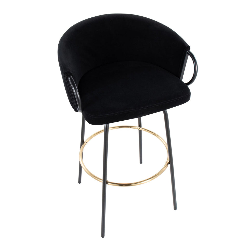 Claire 30" Fixed-Height Barstool - Set of 2